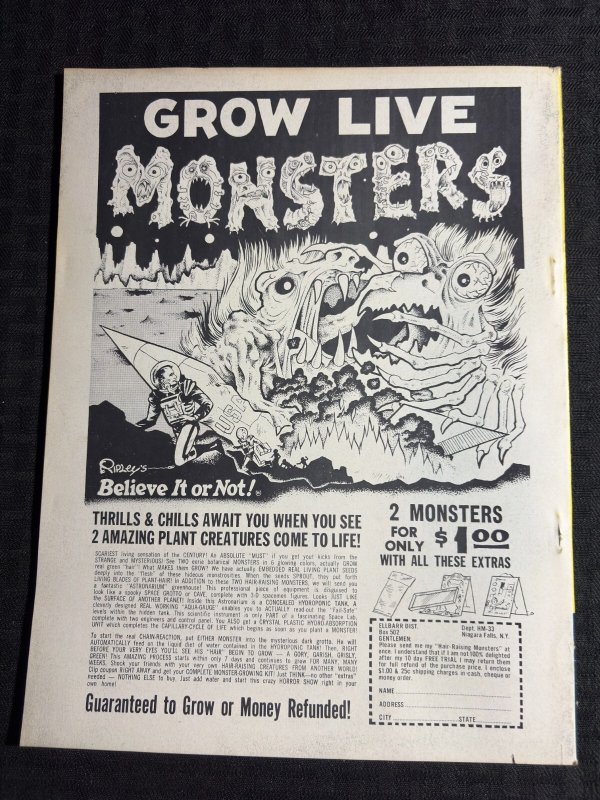 1964/65 MONSTER WORLD Magazine #1 & 3 FN+ 6.5 Curse of Frankenstein / Werewolf