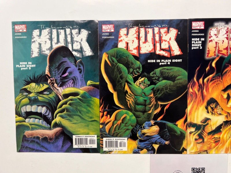 4 Hulk Marvel Books # 56 57 58 59 Iron Man Avengers Defenders Thor 82 JS42