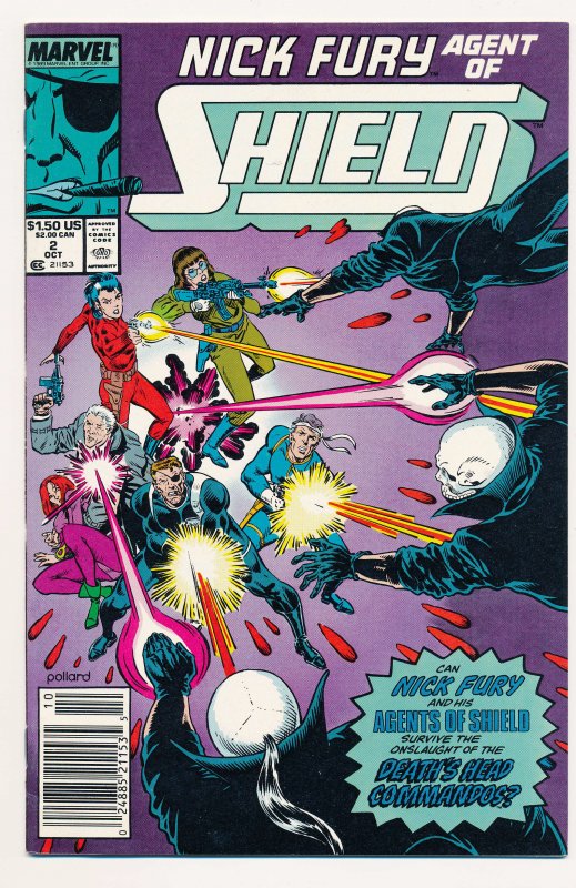 Nick Fury Agent of SHIELD (1989) #2 VF