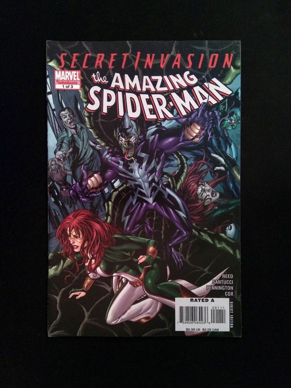 Secret Invasion Amazing Spider-Man #1  MARVEL Comics 2008 NM- 