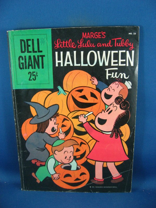 MARGES LITLE LULU TUBBY HALLOWEEN FUN DELL GIANT 23 VG+ 1959