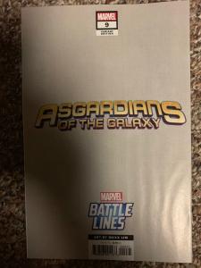 Asgardians of the Galaxy 9 NM (9.4) Battle Lines Cover
