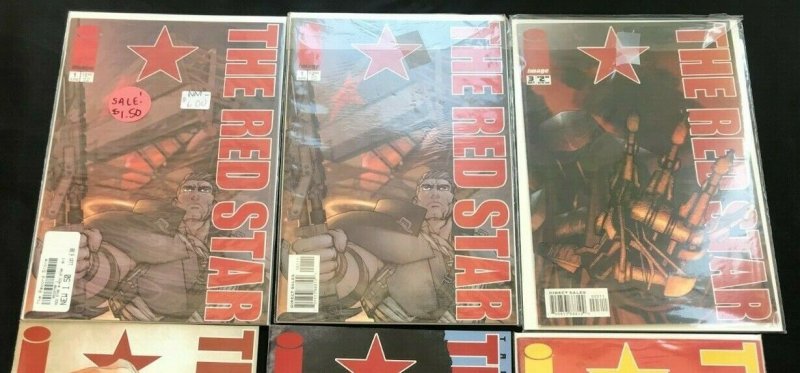 THE RED STAR #1x2, 3-6 6PC LOT (VF) EISNER NOMINATED IMAGE SERIES!! 2001