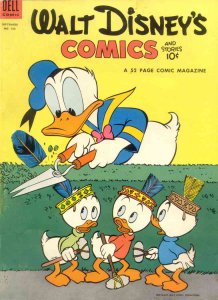 Walt Disney's Comics and Stories #168 VF ; Dell | September 1954 Native American