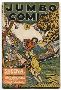 JUMBO #128--1949--SHEENA JUNGLE QUEEN-- MATT BAKER--comic book