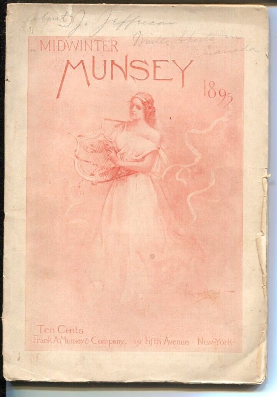 Munsey-Winter 1895-early American mag-pulp fiction-120+ years old-Julia Ward ...