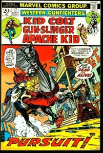 WESTERN GUNFIGHTERS #17-KID COLT/APACHE KID-GIL KANE VF