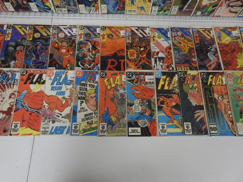 Huge Lot 130+ Comics W/ Flash, and Superman!!! Avg FN/VF Condition!