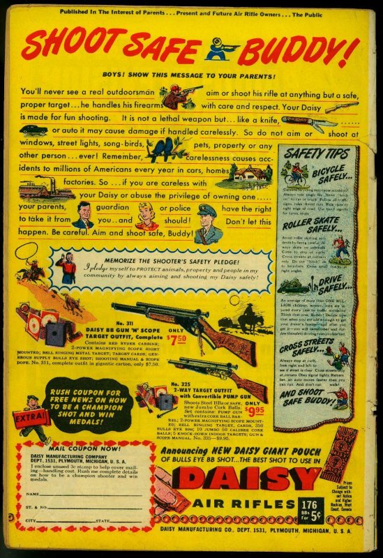 FUNNY STUFF #59 1951-DC COMICS-FROG AND DODO POPCORN G-