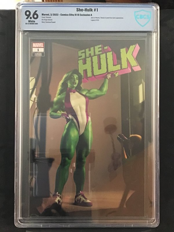 She-Hulk #1 9.6 CBCS Rahzzah Cover