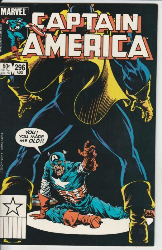 Captain America #296 (Aug-84) VF/NM Mid-Grade Captain America