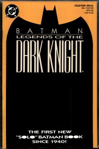 Legends of the Dark Knight #1 Purple Cover (1989) Batman