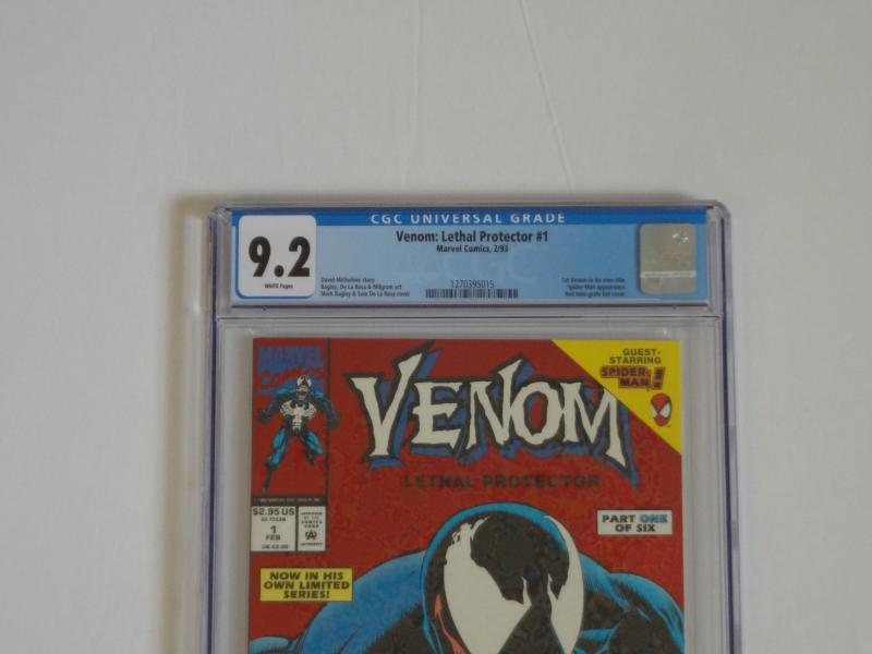 Venom: Lethal Protector #1 CGC 9.2; 1st Venom titled series!! Foil cover!!