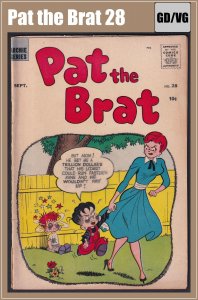 Pat the Brat 28 (1958) GD/VG Silver Age Archie comic