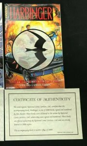 HARBINGER 2PC LOT! SIGNED & NUMBERED!! 1992