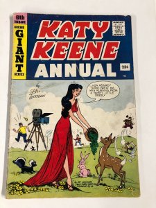 KATY KEENE ANNUAL 6 VG  Bill Woggon  1958 way giant size issue Bambi & skunks