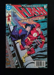 Flash #61 (2nd Series) DC Comics 1992 FN+ Newsstand