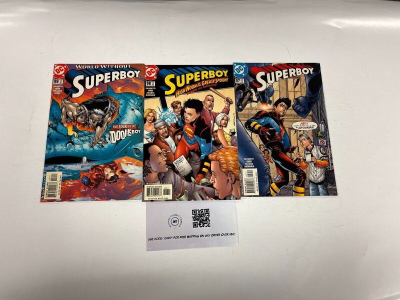 3 Superboy DC Comics Books #97 98 99 Palmiotti 54 JW16