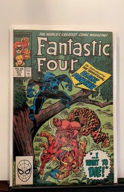 Run of 5 Fantastic Four #311-315 (1988)