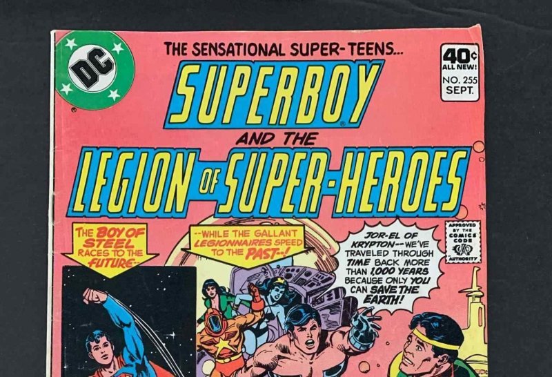 Superboy #255  Dc Comics 1979 Fn+ Newsstand 