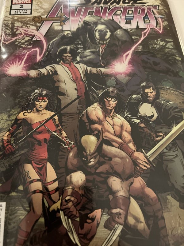 2 Savage Avengers Variant #2’s 1:25 Bradshaw + Mike Deodato Marvel Comics 2019