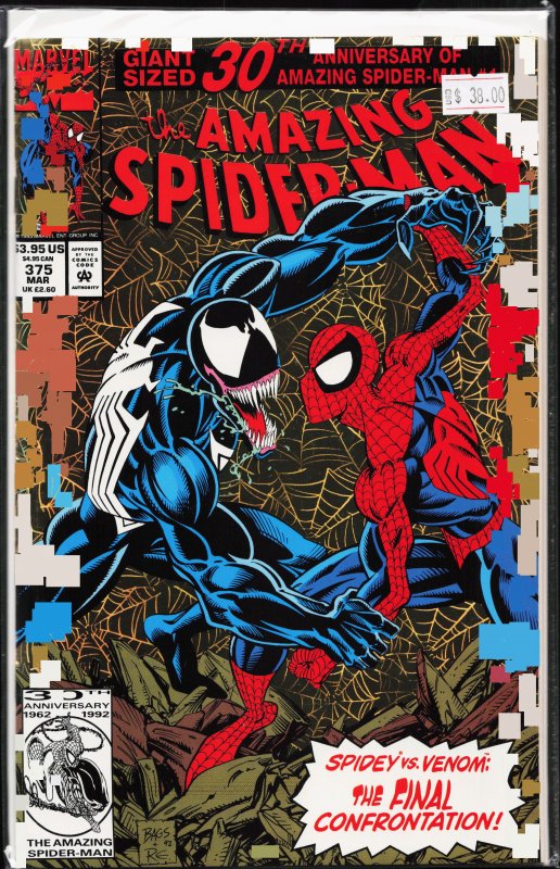 The Amazing Spider-Man #375 Direct Edition (1993) Spider-Man [Key Issue]