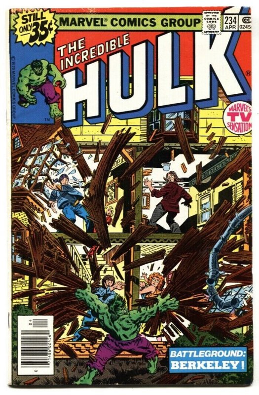 INCREDIBLE HULK #234 1st QUASAR-MARVEL VF