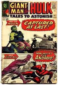 Tales To Astonish #61-comic book hulk-giant-man-1964-steve Ditko-marvel
