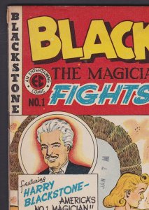 Blackstone the Magician Detective Fights Crime 1 EC Comics 1947 VG 