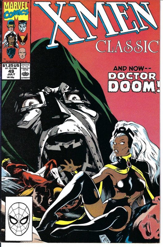 X-Men Classic #49 Newsstand Edition (1990)