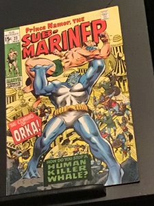 Sub-Mariner #23 (1970) Wow! High-grade first Orka key!