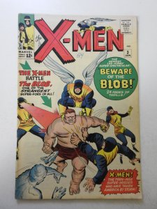 The X-Men #3 (1964) VG- Condition ink front/back cover