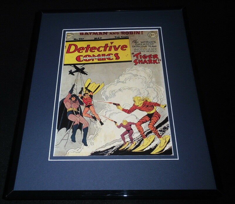 Detective Comics #147 Framed 11x14 Repro Cover Display Batman Tiger Shark