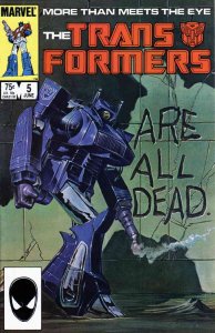 Transformers, The #5A FN ; Marvel | Reprint with different back cover