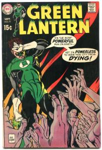 GREEN LANTERN #71 1969 DC COMICS - VIVID GIL KANE COVER VG/FN