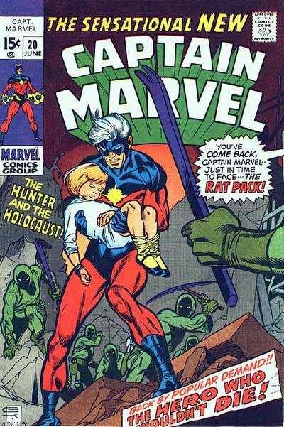 Captain Marvel (1968 series) #20, Fine+ (Stock photo)