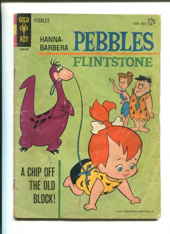 PEBBLES FLINTSTONE #1 - HANNA-BARBERA The Fisherman Collection (3.5) 1963