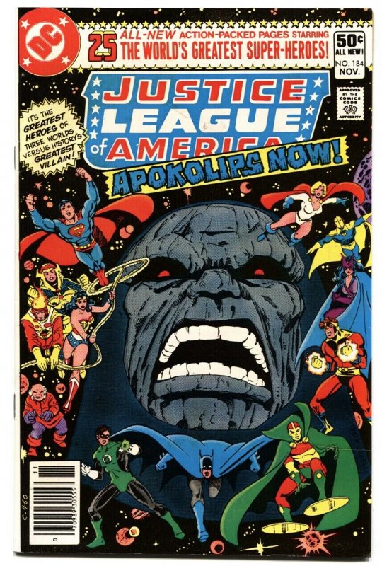 Justice League Of America #184 Darkseid Justice Society DC classic cover nm-