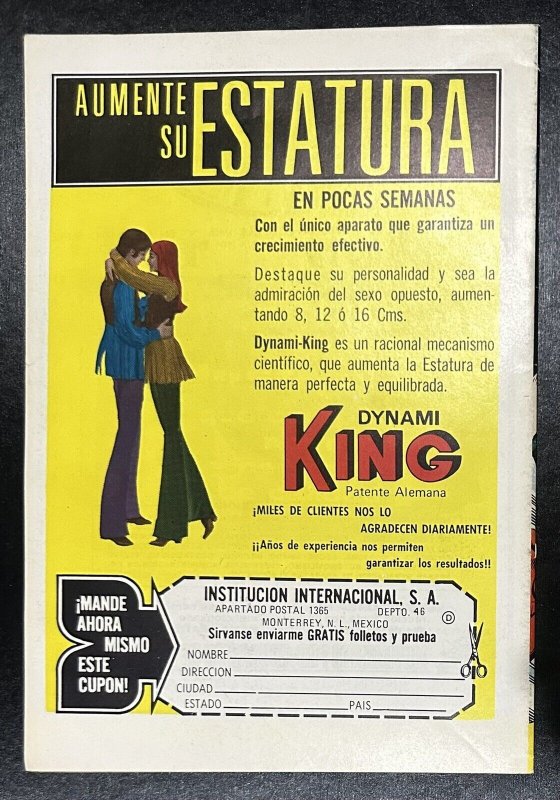 (1971) DIABOLICO (Daredevil) #61 La Prensa Mexico Foreign Edition!