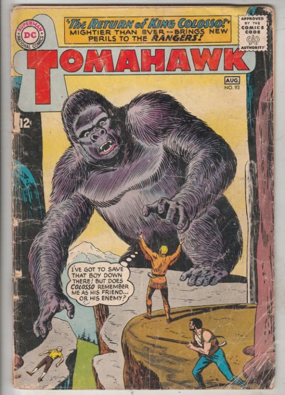 Tomahawk #93 (Aug-64) VG/FN- Mid-Grade Tomahawk