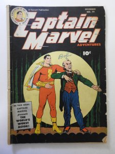 Captain Marvel Adventures #79 (1947) VG Condition!