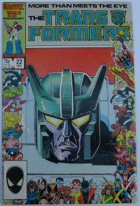 Transformers #22 (Nov 1986, Marvel), VFN-NM condition (9.0), 1st Stunticons