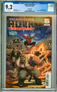 The Immortal Hulk #4 Variant Cover (2018) CGC 9.2!