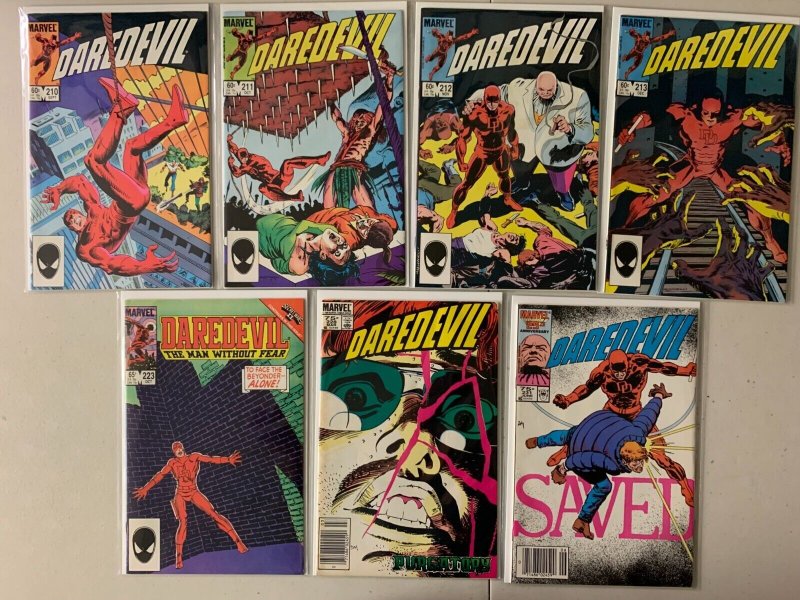 Daredevil comics lot #186-231 23 diff avg 6.0 (1982-86)