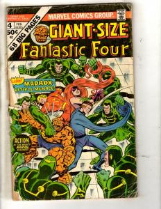 Giant Size Fantastic Four # 4 PR Marvel Comic Book 1st Madrox Multiple Man J321