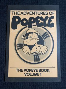 1979 THE ADVENTURES OF POPEYE The Popeye Book Volume 1 FVF 7.0