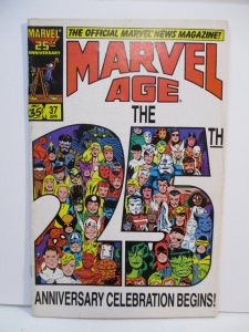 Marvel Age #37 (1986) Marvel 25th Anniversary