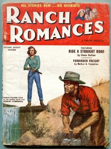 Ranch Romances Pulp 2nd August 1954- River of No Return- Elmer Kelton