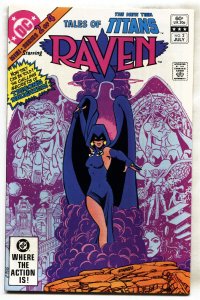 TALES OF THE NEW TEEN TITANS #2-RAVEN origin comic book  DC