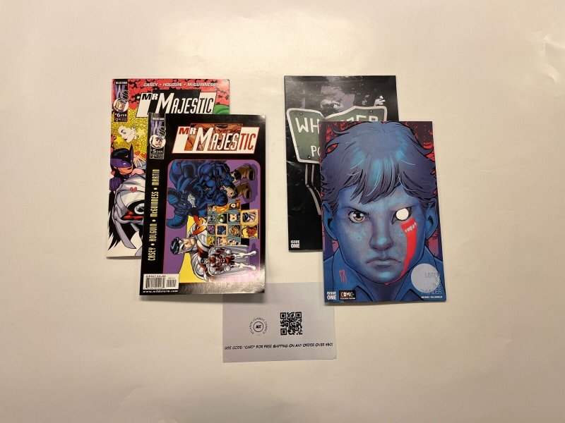 4 Books Wildstorm Comics Mr Majestic #5 6 Listen to the Thunder 1 1 26 JW13